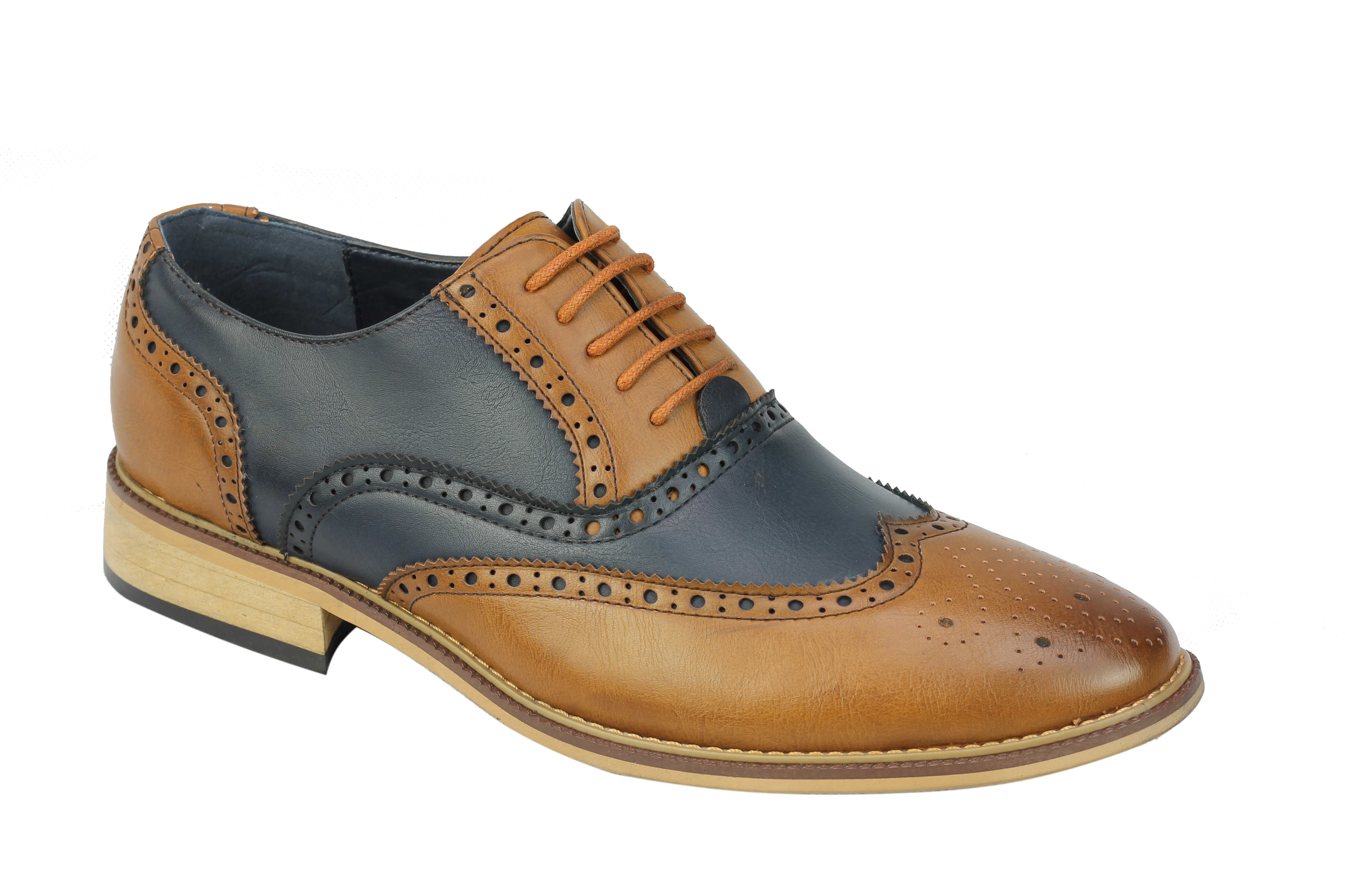 Mens 2 tone oxford 2024 shoes